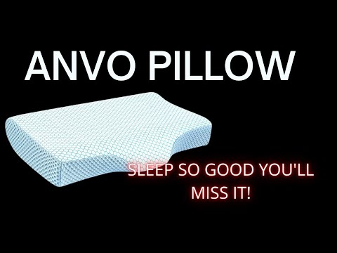 Anvo Cervical Memory Foam Pillows for Neck Pain, Neck Pillows for