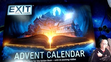 Exit The Game Advent Calendar The Hunt for the Golden Book Day 1 Solo Board Game Playthrough SPOILER