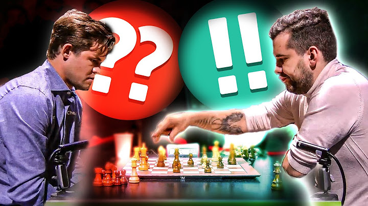Magnus Carlsen se enfrenta a la GENIALIDAD de Nepo