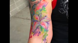 The best Watercolor sleeve I've ever seen . The best Watercolor sleeve I've ever seen .