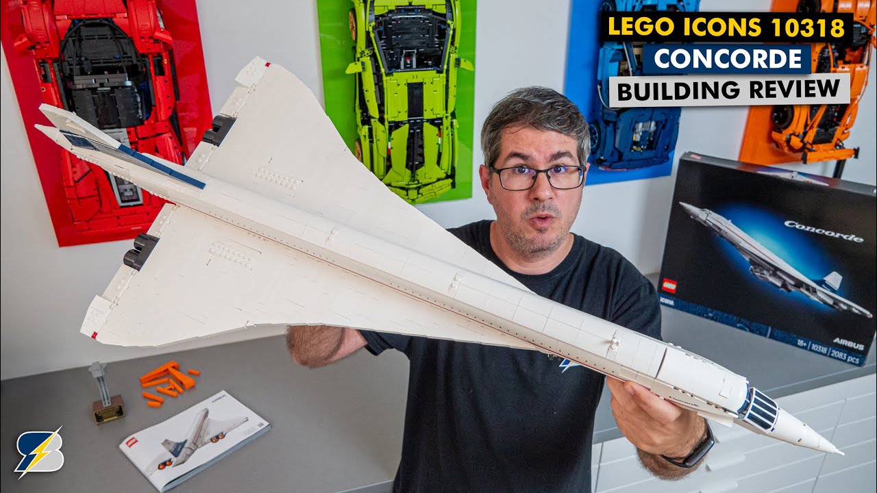 The perfect LEGO Icons set - 10318 Concorde detailed building review 