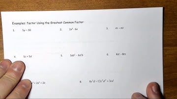 3-2 Distributive Property and Factoring With GCF