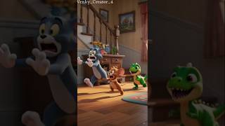 Tom and Jerry just broke the space-time continuum... 🕒🦖 #Shorts