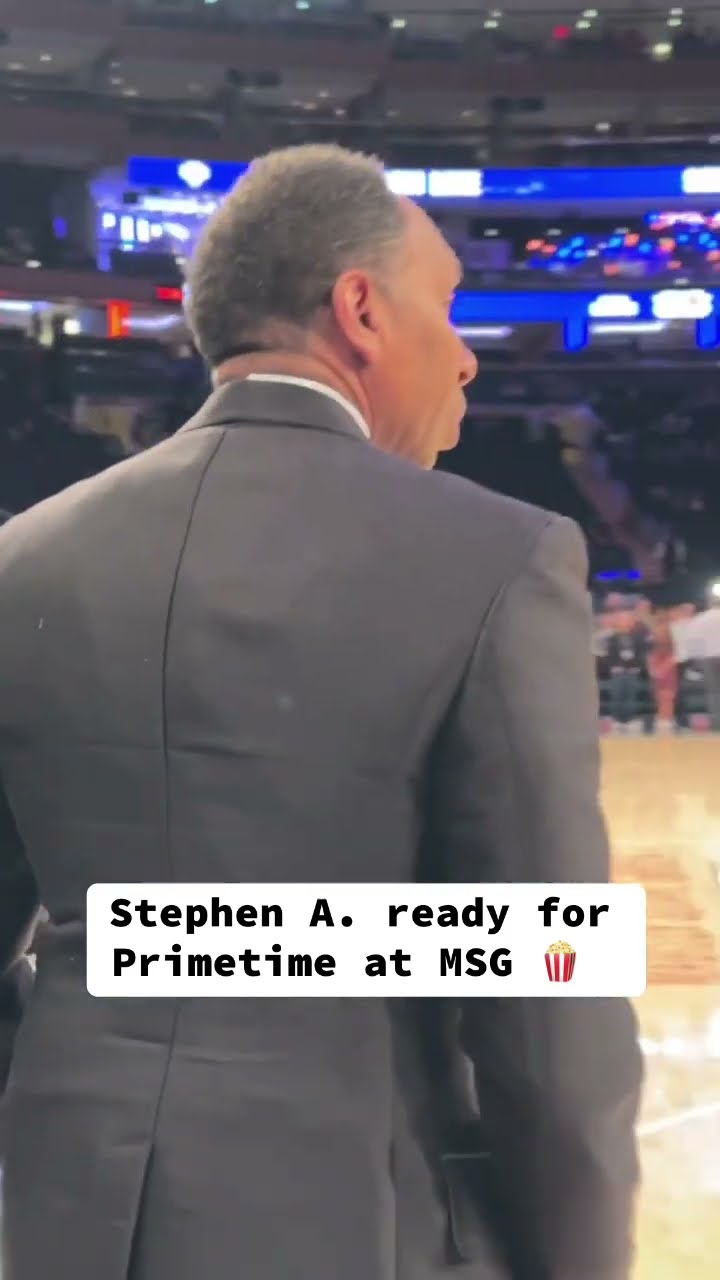 Stephen A. is in the building ?