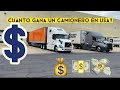 Cuanto se gana como camionero en USA?