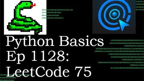 Python Basics Tutorial LeetCode 75 Interview Questions