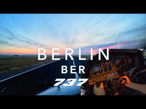 BERLIN | BOEING 737 TAKEOFF 4K