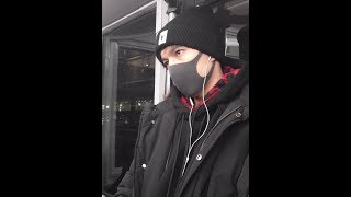 Dimash  Shanghai airport 17. 12. 2018