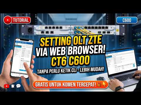 Aplikasi Setting OLT C600 ZTE Melalui Web Browser Tanpa Perlu Ketik CLI!