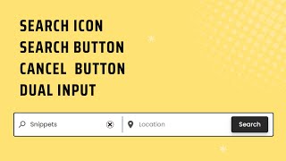 Complete Styling of a Search Bar using HTML CSS