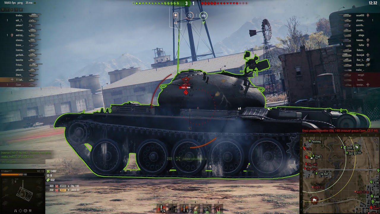 World of Tanks|WZ-132|almost Ace Tanker|2k spot|3460 DMG