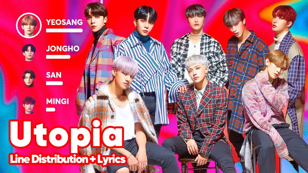 ATEEZ - Utopia (Japanese Ver.) Line Distribution + Lyrics