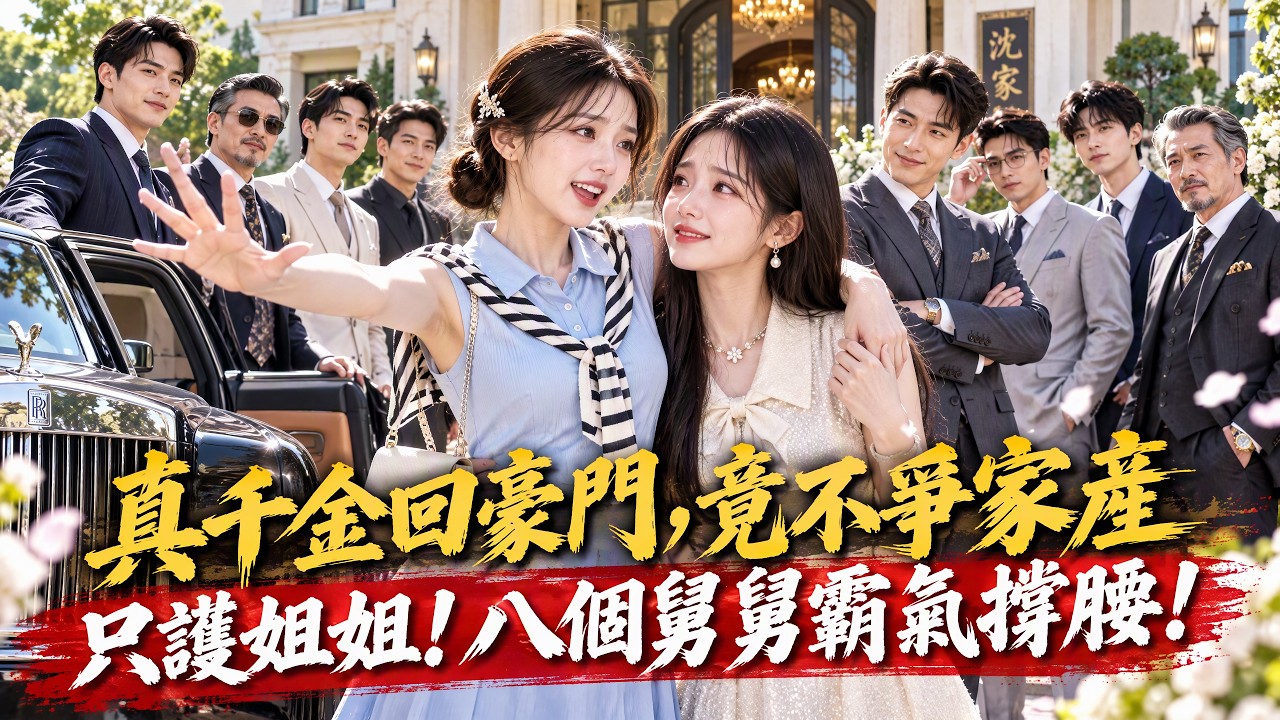 被八個舅舅寵大的真千金回豪門，竟然不愛爭權奪利，反而專心守護被家人控制的美女姐姐！這下沈家想欺負人，可沒那麼容易了！😎#短劇 #熱門短劇 #真假千金
