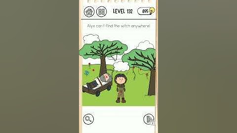 Brain test 3 level #132 walkthrough solution