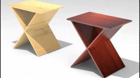 Table 1 3D model from CGTrader.com