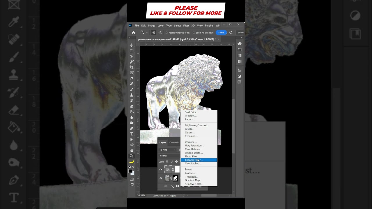 How to Turn Your Photos into Gold Statues in Photoshop | (Quick & Easy)
