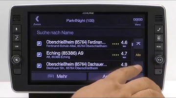 park4night database in Alpine navigation - installation and operation guide