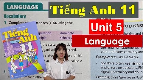 Tiếng Anh lớp 11 Unit 5 Language - Being part of ASEAN / HeartQueen Quyên Hoàng