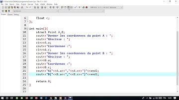 Langage C++  partie 10 exercice 10 sur les structures la question  2