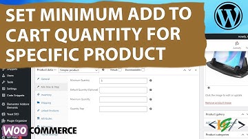 How to Set Min Add to Cart Quantity for Specific Product Based on Min Amount Purchase in WooCommerce