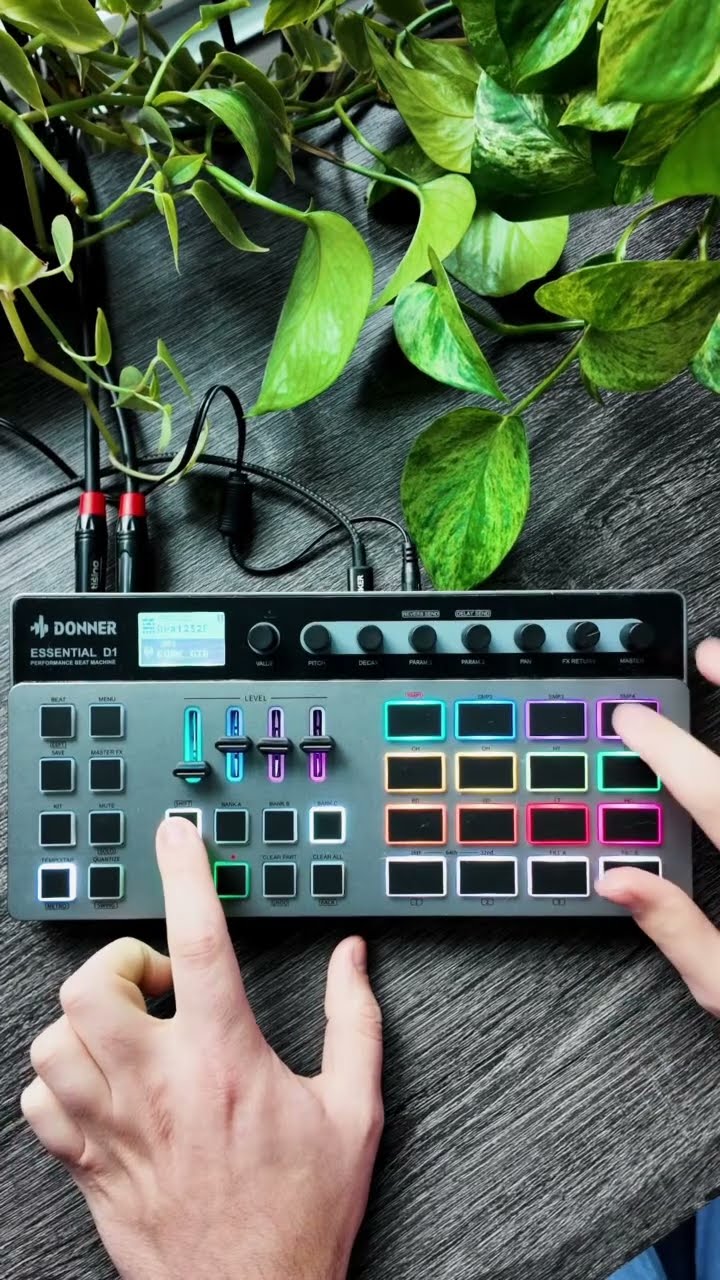 Jamming with Donner Essential D1 Beat Machine! (Code “DEVIN