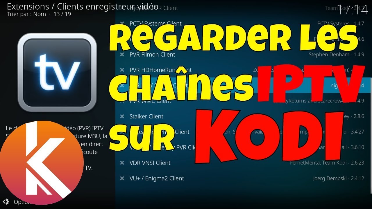 Comment configurer les chaînes IPTV sur KODI en utilisant le lien M3U