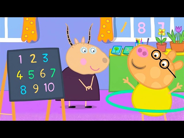 Autobús De Los Números De Peppa Pig – Juguete Interactivo Para Aprender A Contar Del 1 Al 10 – Con Figuras De Peppa Y Miss Rabbit