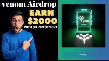 VENOM Airdrop $2000 | Venom TestNet | New Airdrop Today | complate in 20 Mint