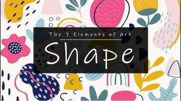 NO 6: SHAPE 7 Elements of Art by artist Lillian Gray