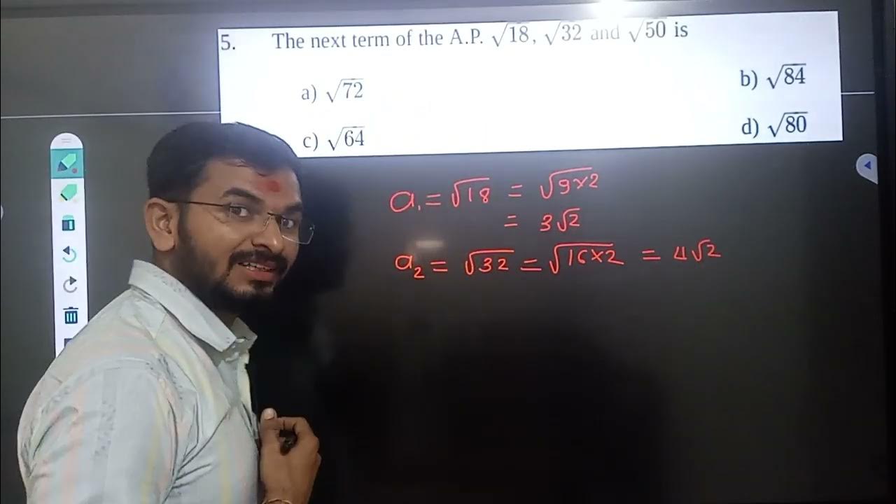 the-next-term-of-the-a-p-root-18-root-32-and-root-50-is-youtube