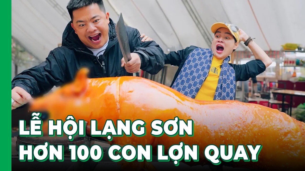 Hải SAPA TV & Nga Sumo MUKBANG HƠN 100 CON LỢN QUAY tại Lễ hội Bắc Nga Lạng Sơn