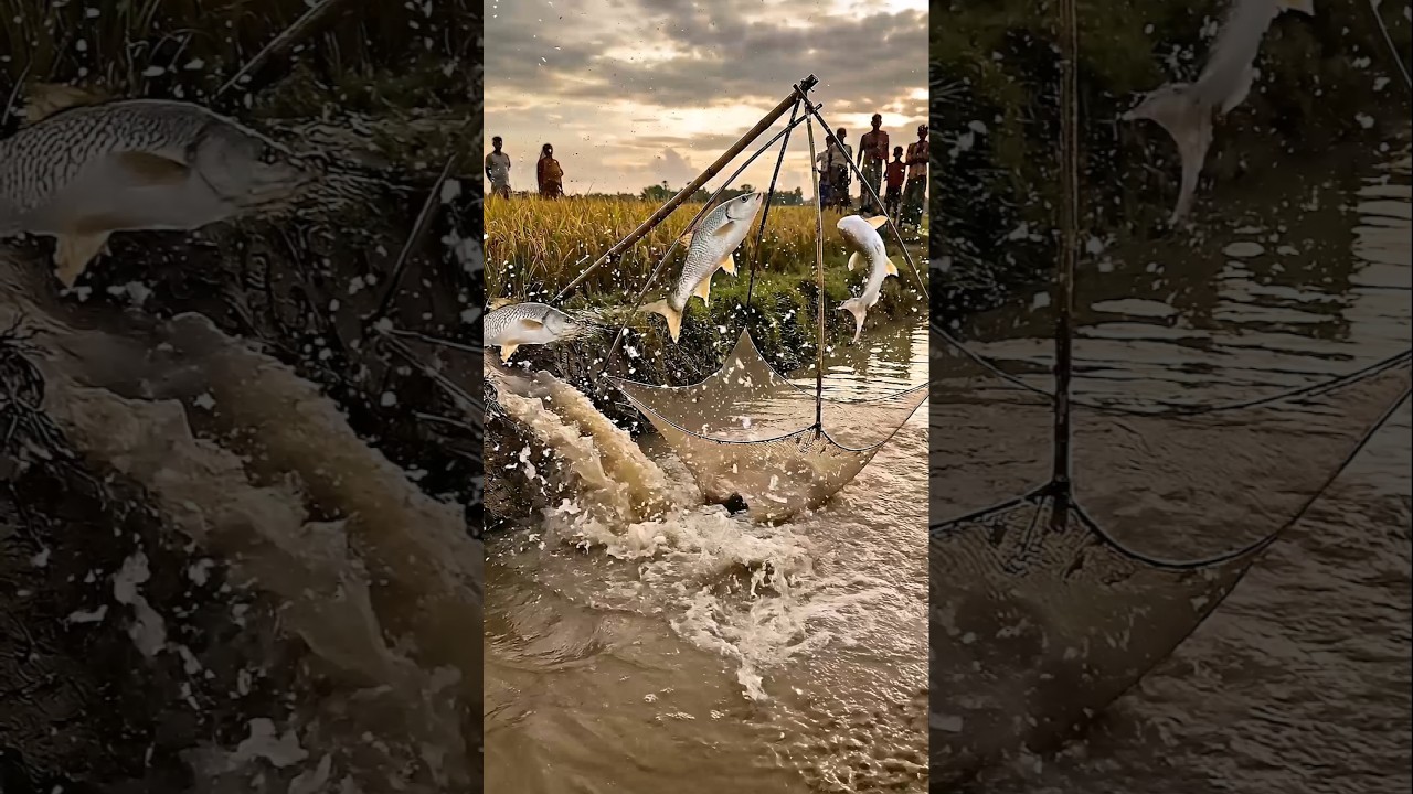 Wow! Amazing Polo Fishing Videos ! Best Big Fish Catching ! Primitive Technique fishing 