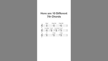 10 Different 7th Chords