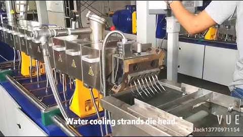 PE PP Color Masterbatch Mixer and Twin Screw Extruder Line