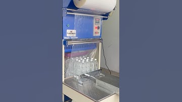 Websealer with shrink tunnel for Bottle Case Packing | Bottle Packaging Solution #shrinkwrapmachine