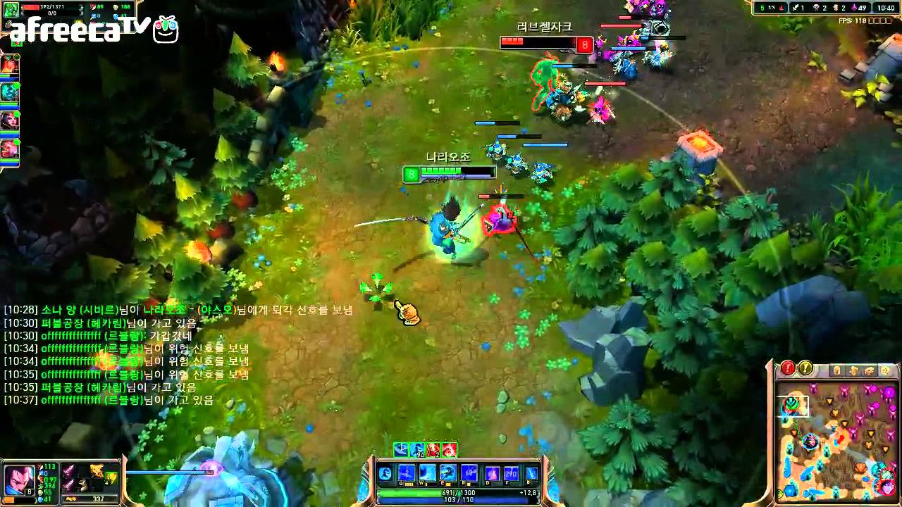나라카일 탑 야스오vs자크장인 다이아솔랭