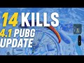 14 KILLS!!!🥶 4.1 PUBG UPDATE. FULL RUSH GAMEPLAY. HOPE YOU LIKE IT