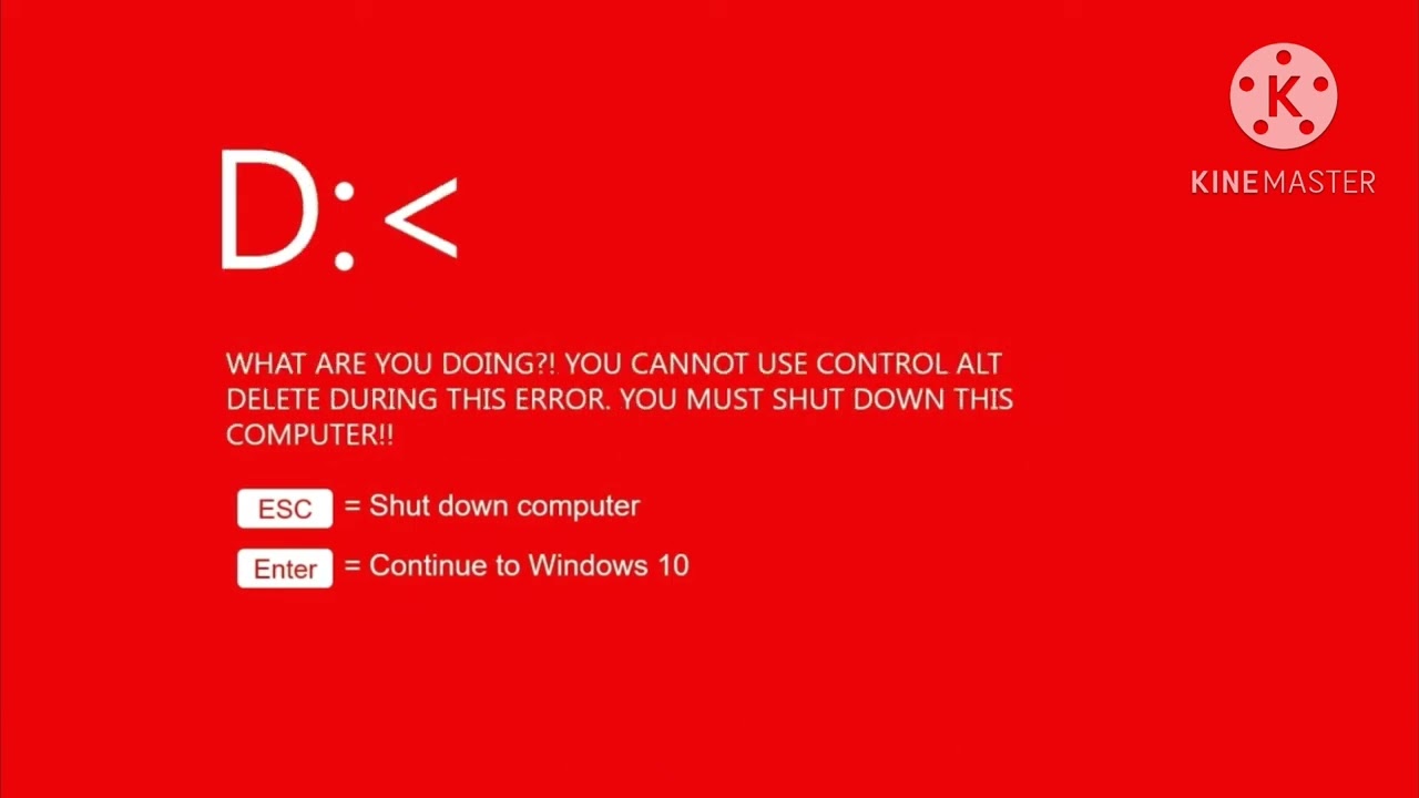 Windows 10 Kill Screen but with text to speech (VOLUME & EPILEPSY WARNING)