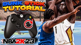 NBA 2K23 - NEW DUNKING CONTROLS COMPLETE TUTORIAL with HANDCAM 🔥