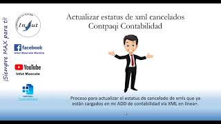 Actualizar estatus de cancelación de XML en Contpaqi Contabilidad mediante XML en linea