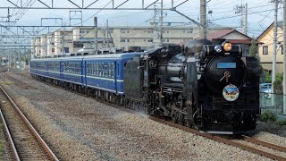 【JR東日本】上越線 SL快速ぐんまみなかみ号〝デゴイチ 青プレートで運行〟