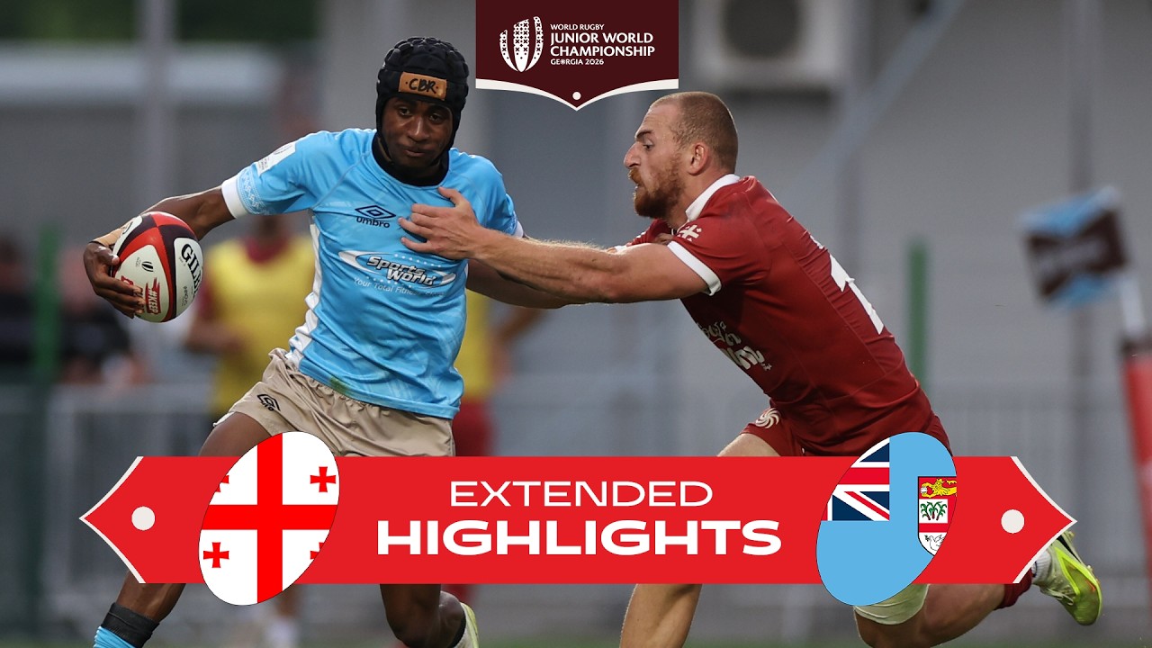 Pure DOMINANCE by the Fijians 🇫🇯 | Georgia v Fiji | Junior World Championship | Extended Highlights