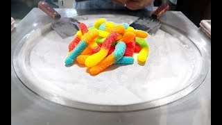 Trolli Worms ICE CREAM ROLLS | The Most Frustrating Ice Cream To Make Ever!