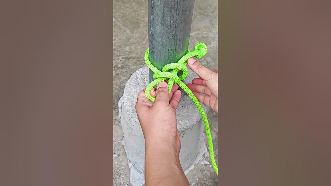 How to tie a clothesline knot youtube