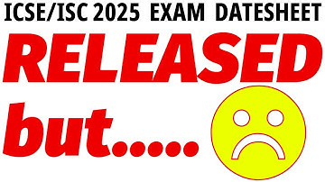 ICSE releases ICSE Class 10 exam schedule 2025/CISCE releases ISC Class 12 exam schedule for 2025.