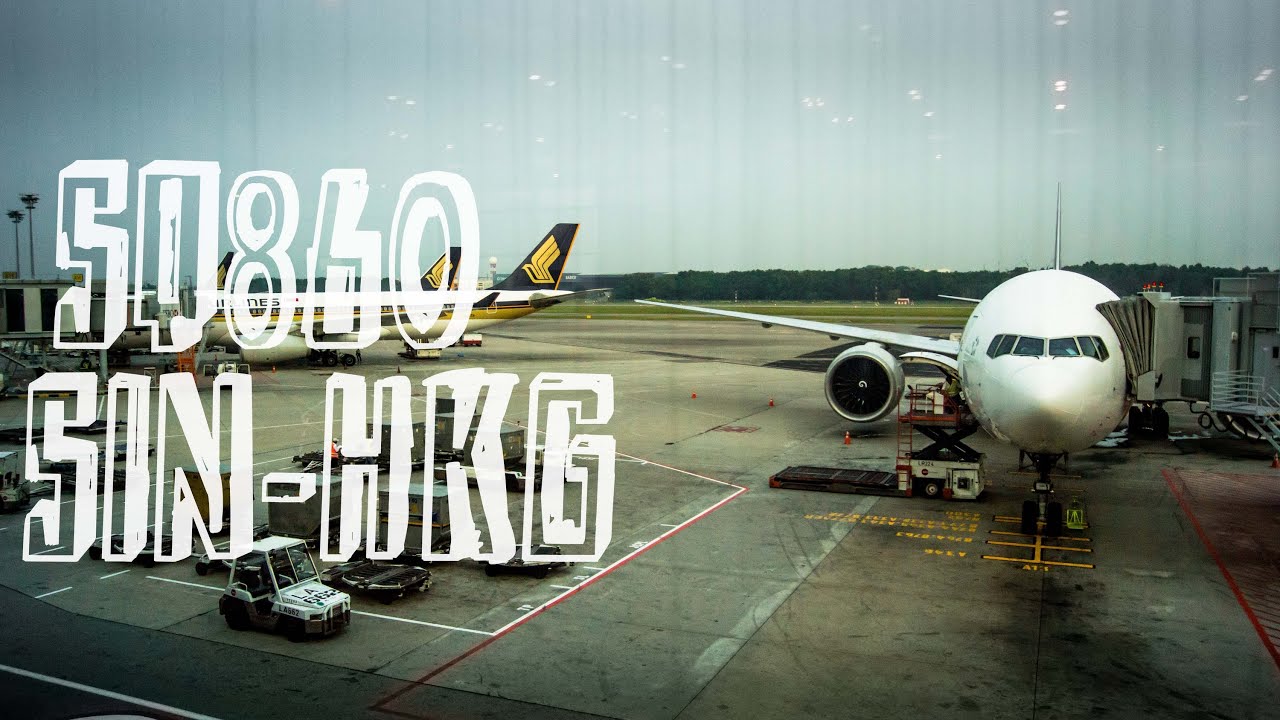 Singapore Airlines SQ860 : Flying from Singapore to Hong Kong