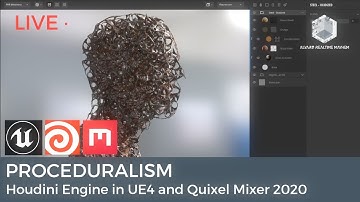 Proceduralism: Houdini Engine in UE4 and Quixel Mixer 2020