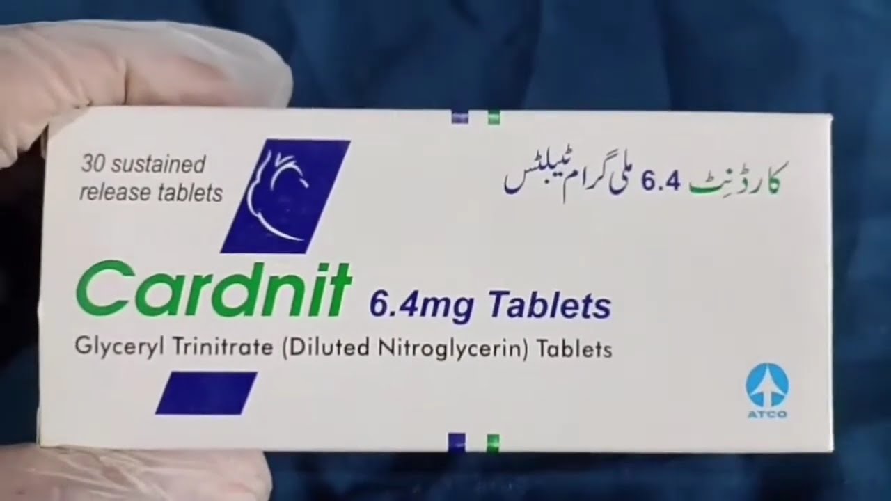 ⁣Cardnit 6.4 mg tablets to be used amazing results 