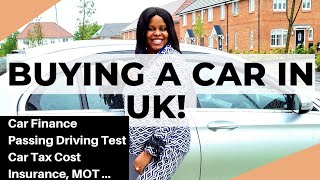 Driving In The Uk, Buying A Car, Driver's license, Driving Test, Car Finance, Tax Insurance And More