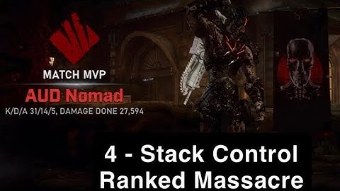 Gears 5 Ranked MASSACRE- 4 Stack on control